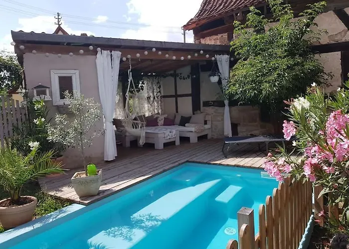 Romantisches Rosencottage